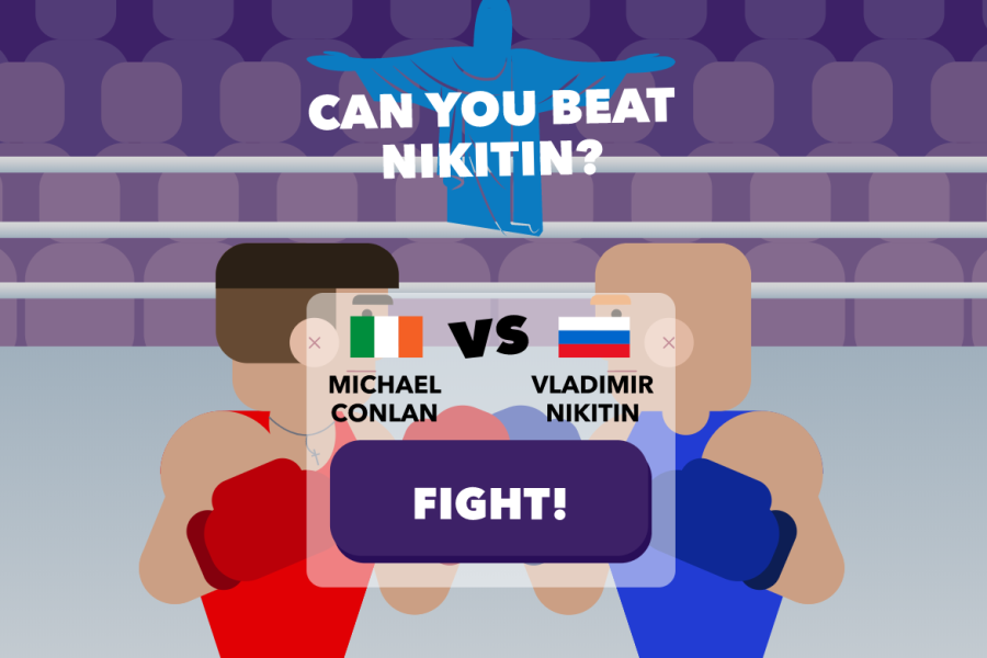 На сайте ирландского RTE читателям предлагается сыграть в игру: «Можешь ли ты победить Никитина?» … выиграть в нее невозможно