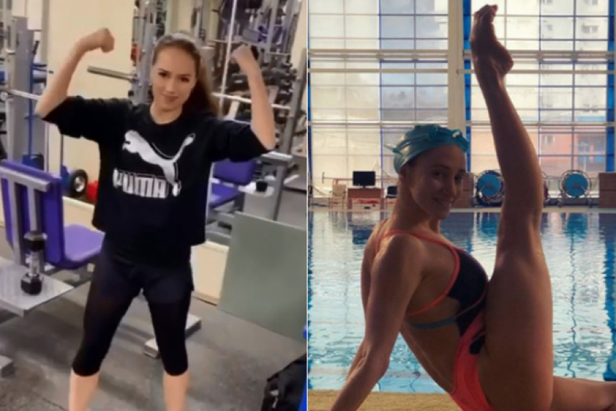 Чем занимаются российские девушки спортсменки во время карантина?