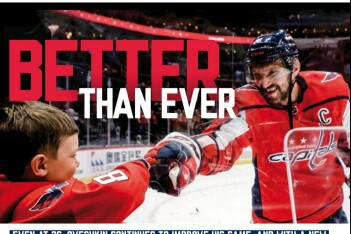 Престижный канадский журнал The Hockey News восхищен Овечкиным: «Он лучше, чем когда-либо»