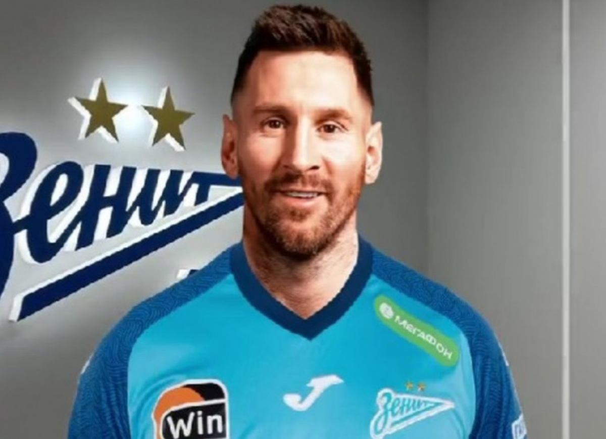 «Зенит» выложил фото Месси в форме петербургского клуба
