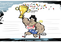 "Русские, поймите, только США имеют право использовать допинг!"