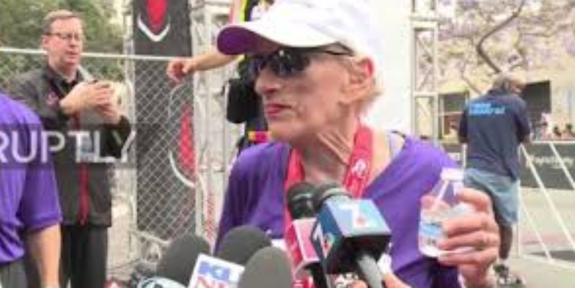 Американка в 94 года выступает на марафонских соревнованиях