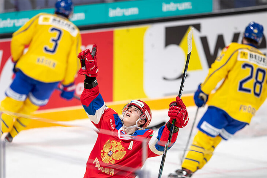 «Будущие звезды НХЛ» - иностранцы о победе российской молодежки теперь над взрослыми шведами