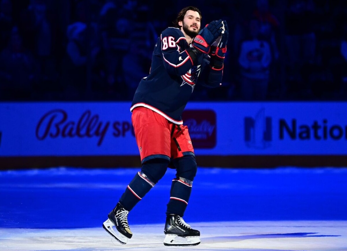 Американцы о новичке Марченко после первого хет-трика в НХЛ: у «Коламбуса» появился свой Восхитительный Кирилл!