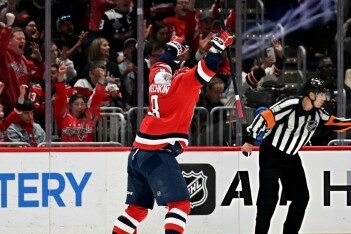 В Вашингтоне о реакции Овечкина на 1000-й гол: россиянин усомнился в значимости этой отметки